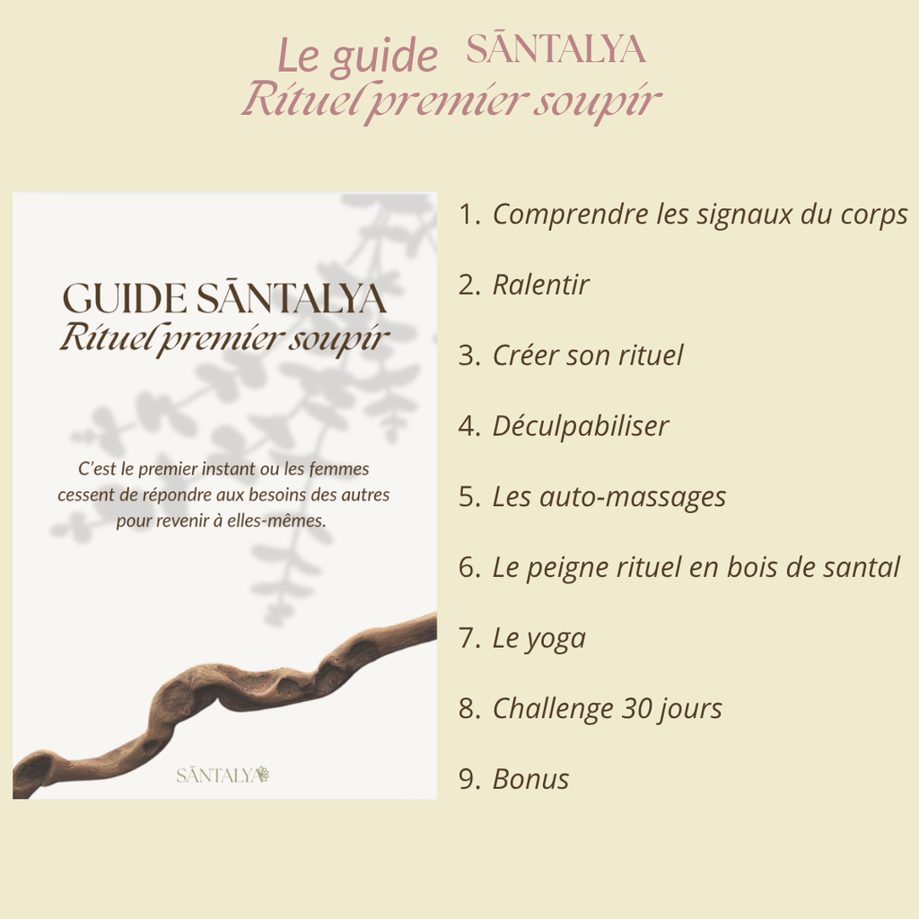 Peigne rituel en bois de Santal