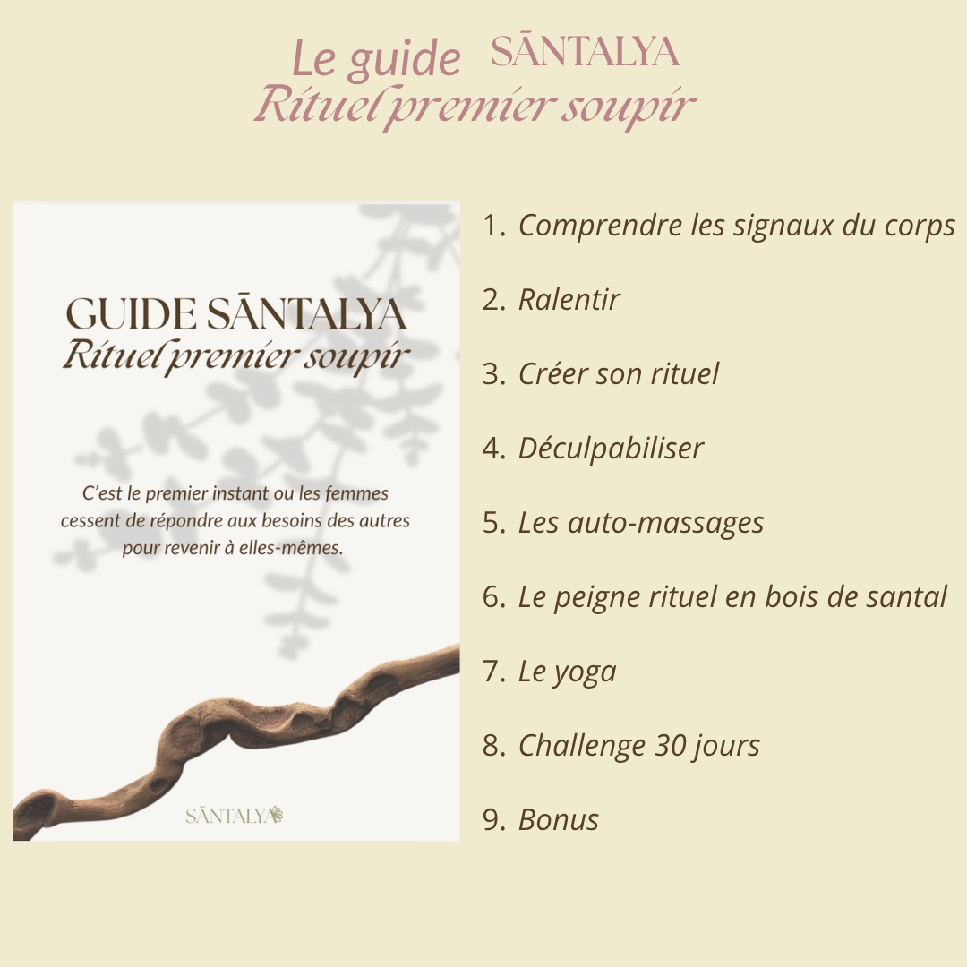Peigne rituel en bois de Santal
